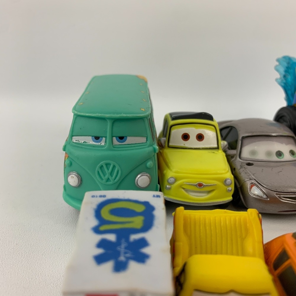 Mattel Disney Pixar Plastic Cars Toy Lot Fillmore Mater Sally Mack Cruz Rami - Picture 9 of 14